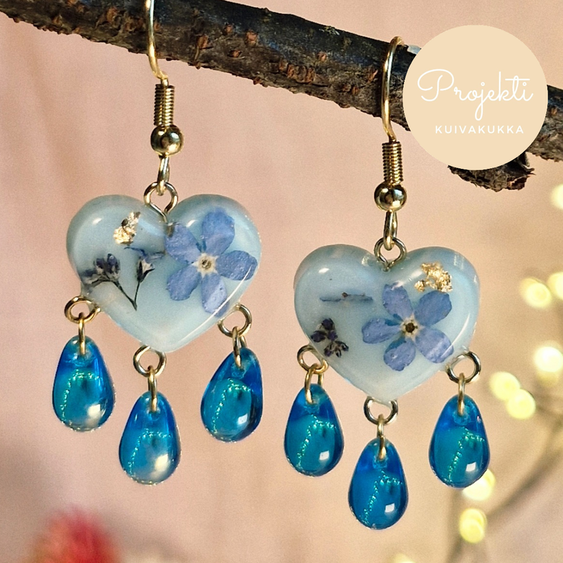 Lemmikki-syd&auml;n, 18k kullattu kirurginter&auml;s