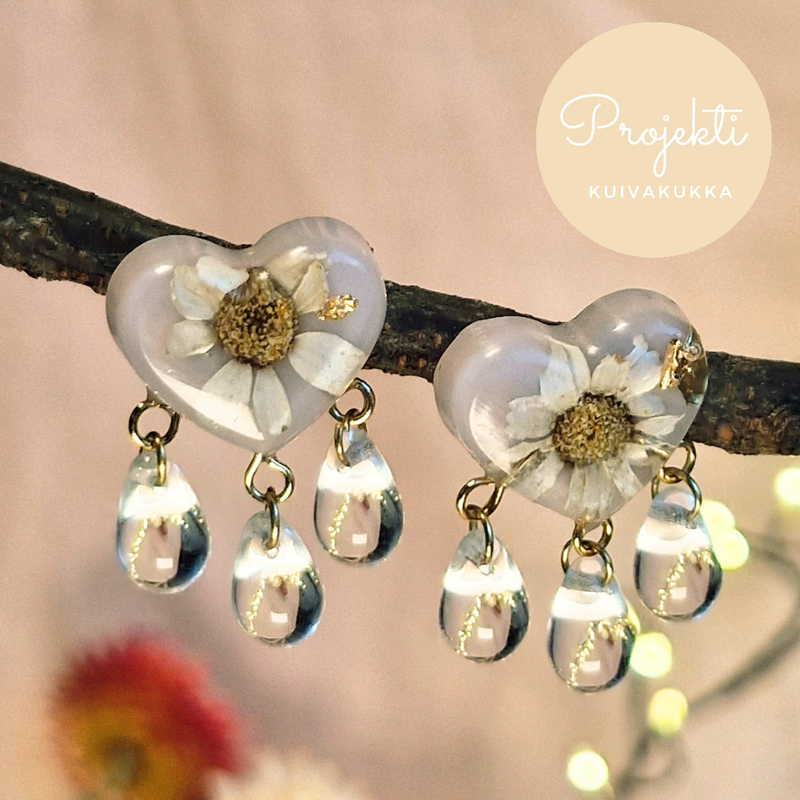 Ojak&auml;rs&auml;m&ouml;-syd&auml;n nappikorvakoru helmill&auml; 15mm, kirurginter&auml;s